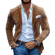 Victor | Veste pour Homme Coupe Ajustée Similicuir Smart-Casual - Unique