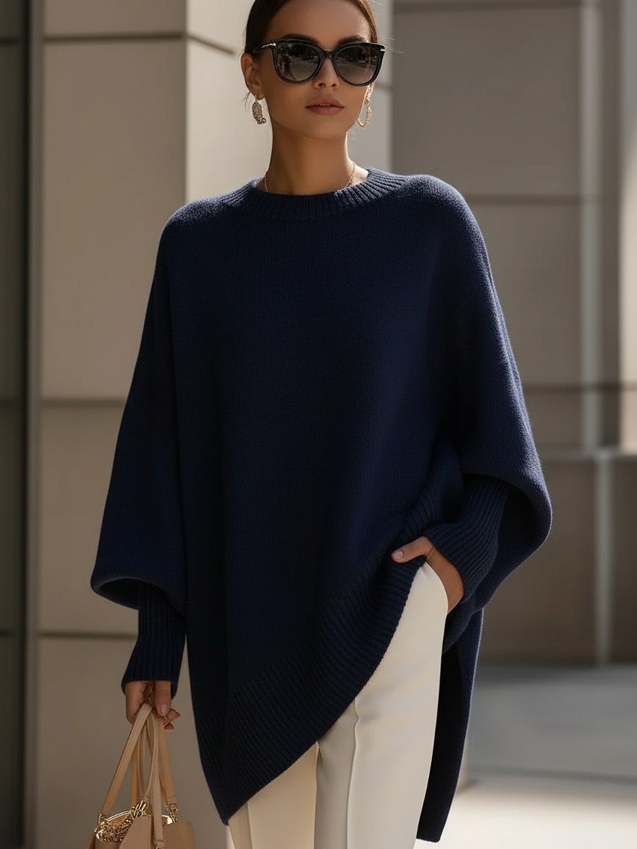 Zoe | Pull Femme Oversize Coupe Ample Élégant - Beige